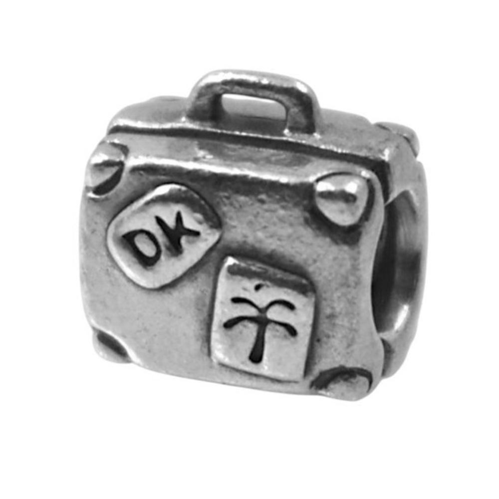 Pandora Suitcase Luggage Paris Travel sterling silver charm.
